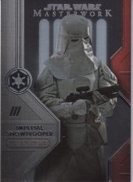 2020 Topps Star Wars Masterwork  Imperial Snowtrooper Troopers of the Galactic Empire Rainbow Foilパラレル版 122/299