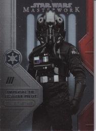 2020 Topps Star Wars Masterwork  Imperial TIE Fighter Pilot Troopers of the Galactic Empire Rainbow Foilパラレル版 063/299