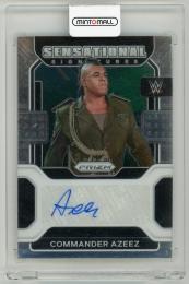 2022 PANINI Prizm WWE Sensational Signature Commander Azeez SS-CAZ