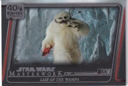 2020 Topps Star Wars Masterwork  Lair of the Wampa The Empire Strikes Back 40th Anniversary Rainbow Foilパラレル版 111/299