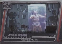 2020 Topps Star Wars Masterwork  Healed by Bacta The Empire Strikes Back 40th Anniversary Rainbow Foilパラレル版 090/299