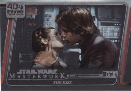 2020 Topps Star Wars Masterwork  The Kiss The Empire Strikes Back 40th Anniversary Rainbow Foilパラレル版 111/299