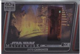 2020 Topps Star Wars Masterwork  Into Carbonite The Empire Strikes Back 40th Anniversary Rainbow Foilパラレル版 242/299