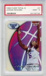 1996-97 Fleer  Juwan Howard Total O PSA9