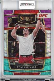 2022 Panini Select UFC  Tom Aspinall Base/Green & Purple Parallel/#98