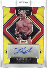 2022 Panini Select UFC  Brock Lesnar Base/Gold Parallels/#SG-BLS【6/10】