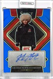 2022 Panini Select UFC  Khabib Nurmagomedov Signatures/Auto/Blue Parallel/#SG-KBN【30/49】