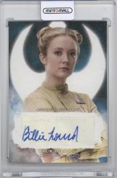 2017 TOPPS STAR WARS THE LAST JEDI Autograph Card Billie Lourd as Kaydel Ko Connix