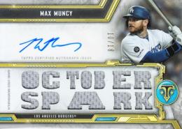 2020 TOPPS Triple Threads Max Muncy Triple Threads Autograph Relic 18枚限定 /10
