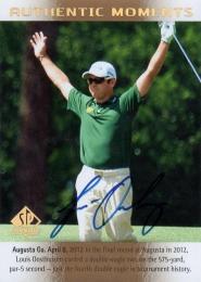 2013 Upper Deck SP Authentic  Louis Oosthuizen Autographs