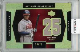 2003 UPPER DECK Ultimate Collection  Andruw Jones Game Used Jersey 13/25