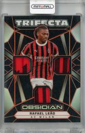 2024-25 Panini Obsidian Rafael Leao Trifecta Material Electric Etch Orange #1【33/99】 AC Milan