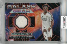 2024-25 Panini Obsidian Aurelien Tchouameni Galaxy Gear Electric Etch Orange #10【90/99】 Real Madrid