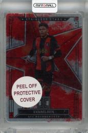 2024-25 Panini Impeccable Premier League Evanilson Stainless Stars Ruby #17 ※状態難【17/25】 AFC Bournemouth