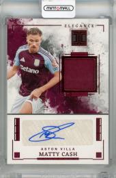 2024-25 Panini Impeccable Premier League Matty Cash Elegance Jersey Autographs Ruby #3 【60/75】 Aston Villa