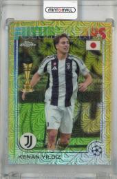 2024-25 Topps UEFA Japan Edition Kenan Yildiz Yellow Mojo Refractor #59【025/150】 Juventus