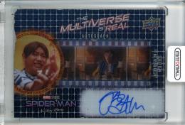 2023 Upper Deck Marvel Studios Spider-Man No Way Home Jacob Batalon/Ned Leeds The Multiverse is Real Autographs/#FCA-JB 【左側面難あり】