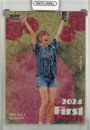 2024 BBM Fusion hitomi 始球式カード 金紙ホロPP版【02/25】