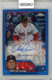 2023 TOPPS Chrome Update Triston Casas Autographs Blue Refractors #ACTC【081/150】 Boston Red Sox