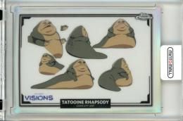 2021 Topps Chrome Star Wars Legacy  Tatooine Rhapsody Concept Art SWV10 Star Wars Visions