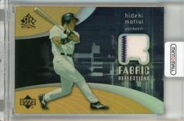 2005 Upper Deck Reflections Hideki Matsui Fabric Jersey #HM《傷、ヤケあり》