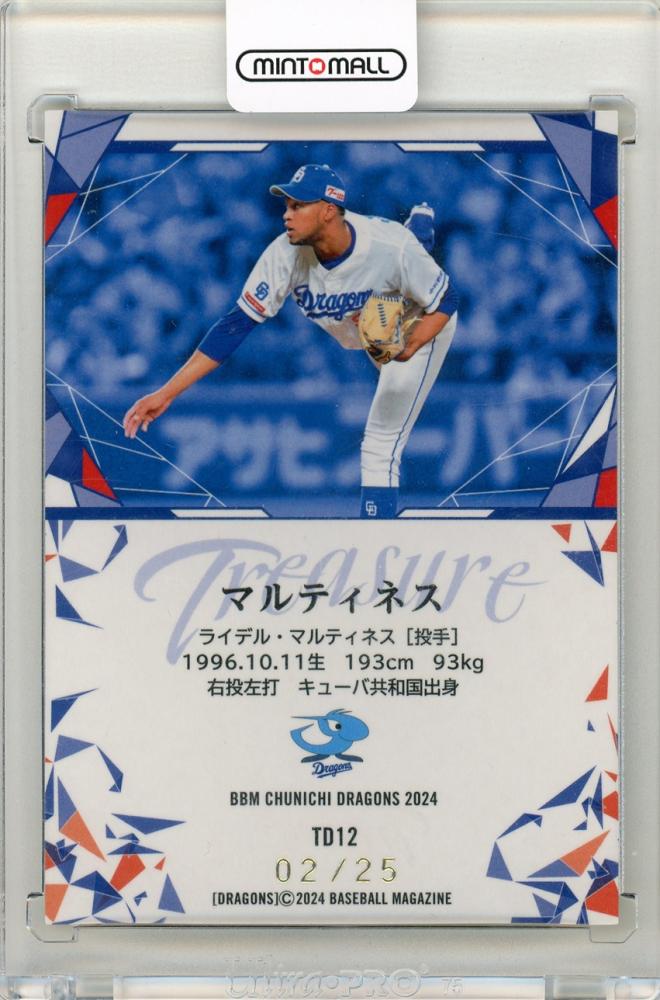 中日ドラゴンズ #92 ライデル・マルティネス 2024年昇竜ユニホーム第二弾 2024年昇竜ユニホーム第二弾発表：ドラゴンズニュース - 中日