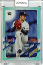 2021 Topps Chrome NPB オリックス 阿部翔太 Aqua Refractor 061/199