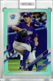 2021 Topps Chrome NPB 中日 小笠原慎之介 Aqua Refractor 184/199