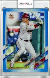 2021 Topps Chrome NPB 東北楽天 銀次 Blue Refractor 060/150