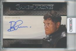 2020 Rittenhouse Game of Thrones Season Eight Burn Gorman Autographs #NNO