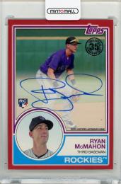 2018 TOPPS Ryan McMahon 1983 Topps Autographs Red #83ARM【09/25】 Colorado Rockies