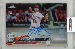 2018 TOPPS Chrome Jack Flaherty Rookie Autographs Refractors #RAJF【182/499】 St.Louis Cardinals