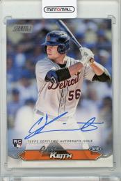 2023 TOPPS Stadium Club Colt Keith Autographs #SCBACK Detroit Tigers