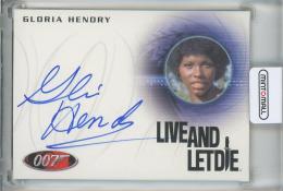 2012 Rittenhouse James Bond 50th Anniversary Gloria Hendry Autographs #A220