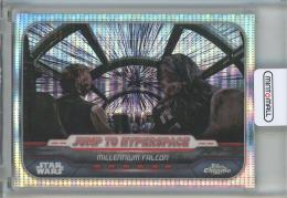 2024 Topps Star Wars Hyperspace Millennium Falcon Jump to Hyperspace Pulsar Refractors #JH1【13/99】