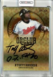 2018 EPOCH OBクラブ BATTING LEADERS HOLOGRAFICA タフィ・ローズ #AS-TR Authentic Signature 直筆サインカード【09/13】 近鉄