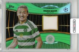 2024-25 TOPPS UEFA Club Competitions Daizen Maeda Relics Green Foilboard #SRMA【21/99】 CELTIC FC