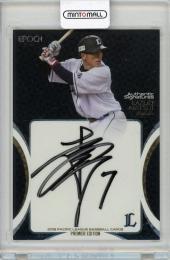 2018 エポック パシフィック・リーグ プレミアエディション 松井稼頭央 直筆サインカード 縦版 10枚限定【02/10】埼玉西武ライオンズ