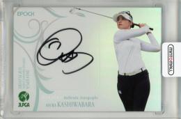 EPOCH JLPGA 日本女子プロゴルフ TOP PLAYERS 2024 柏原明日架 直筆サインカード【07/10】