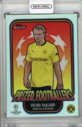 2020-21 Topps Finest UEFA Champions League Borussia Dortmund Erling Haaland Prized Footballers