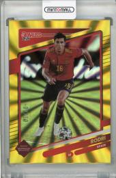 2021-22 Donruss Soccer Road to Qatar Spain Rodri Base Holo Gold Laser(パラレル版) 02/10