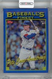 2024 Topps Finest Pete Crow-Armstrong What If…1993 Finest Prototypes Blue Refractors #93-22 RC ※初期傷あり【67/99】 Chicago Cubs