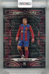 2023-24 Panini Obsidian Vitor Roque Red Pulsar Electric Etch #154 RC【46/49】 FC Barcelona