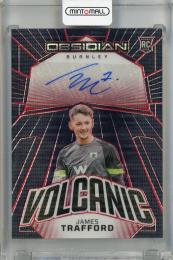 2023-24 Panini Obsidian James Trafford Volcanic Signatures Electric Etch Red Pulsar #7 Auto RC ※初期傷あり【01/49(ファーストナンバー)】 Burnley