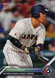 2023 Topps Now World Baseball Classic Champions Samurai Japan #WBCJPN-3 Kensuke Kondoh レギュラーカード