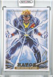 2024 Upper Deck Marvel Masterpieces '92 Platinum Havok Canvas/#35