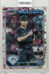 2024 TOPPS Chrome NPB  伊藤大海 #142 Cherry Blossom Refractors【1st No. 01/15】 北海道日本ハムファイターズ