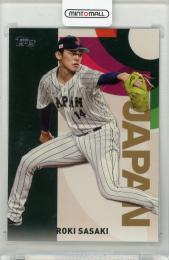 2023 TOPPS Japan Edition Roki Sasaki Japanese National Team Gold #WBC13【04/25】 TEAM JAPAN