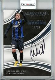 2017 Panini Immaculate Soccer Diego Milito All-Time Greats Autograph/#AT-DMI【13/99】 FC Internazionale