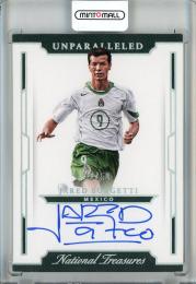 2018 Panini National Treasures Soccer Jared Borgetti Unparalleled Autographs/#U-JBO【42/50】